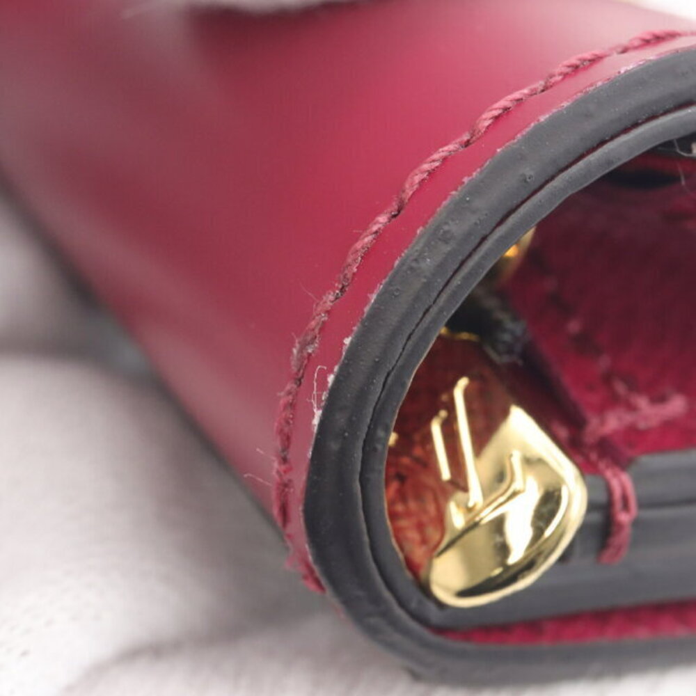 Louis Vuitton Zoe Portefeuille Wallet Trifold Leather Brown Pink - Picture 7 of 8